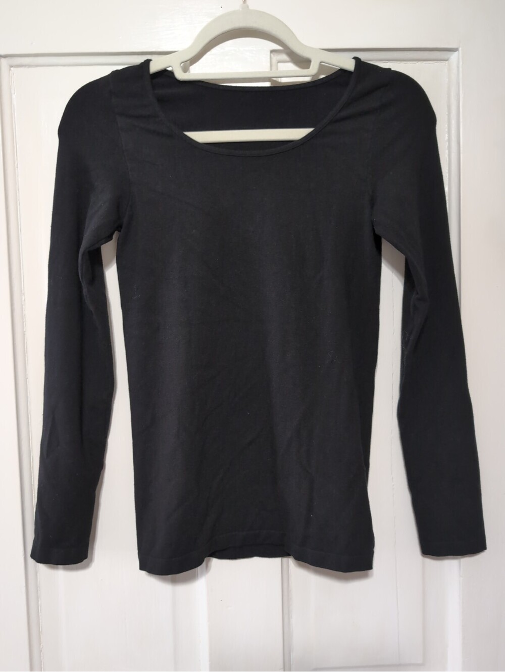 M. Rena Bodycon Top One Size Black Base Layer Wardrobe Staple Woman's (1534)B